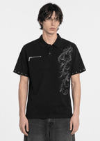 "STUDDED VINES" POLO