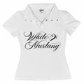 White Mustang Collar Top