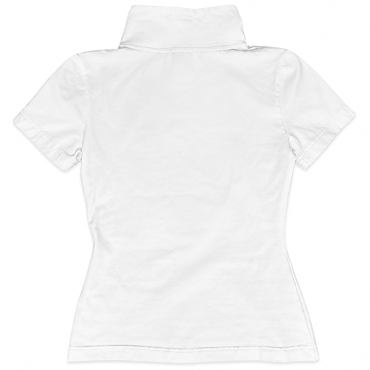 White Mustang Collar Top