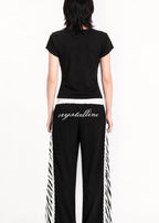 "ZEBRA FLARED" SWEATPANTS