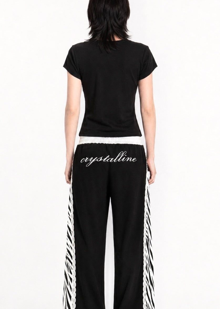 Zebra Flared Sweatpants