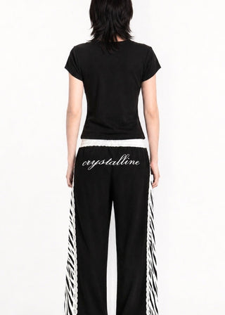 Zebra Flared Sweatpants