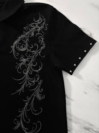 Studded Vines Polo