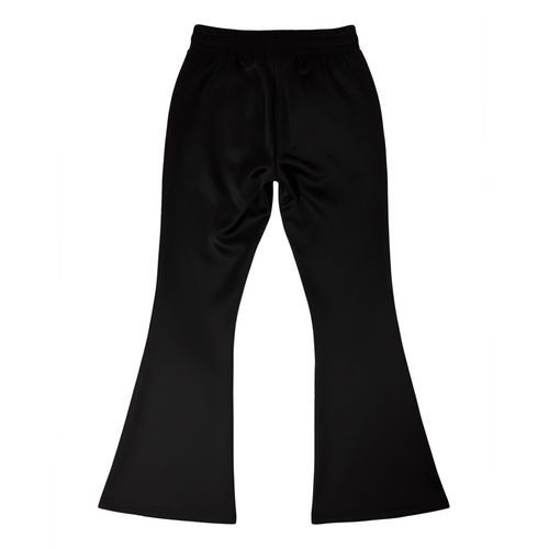 Eyelet Lace Flared Dress Pants