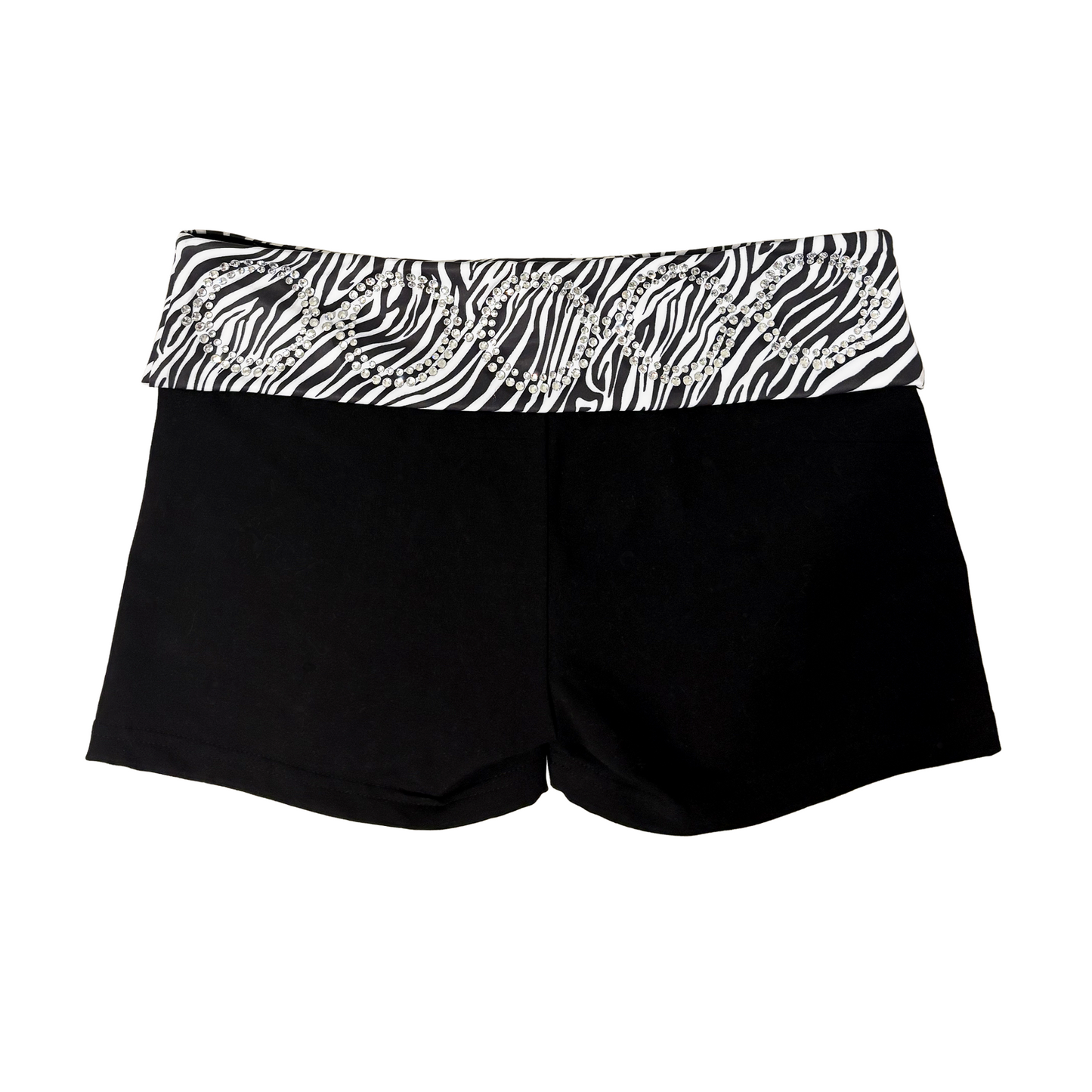 zebra bling shorts (pre-order)