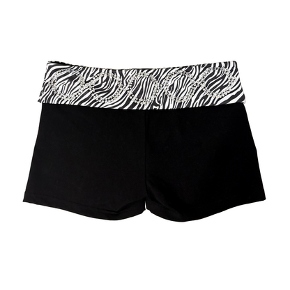 zebra bling shorts (pre-order)