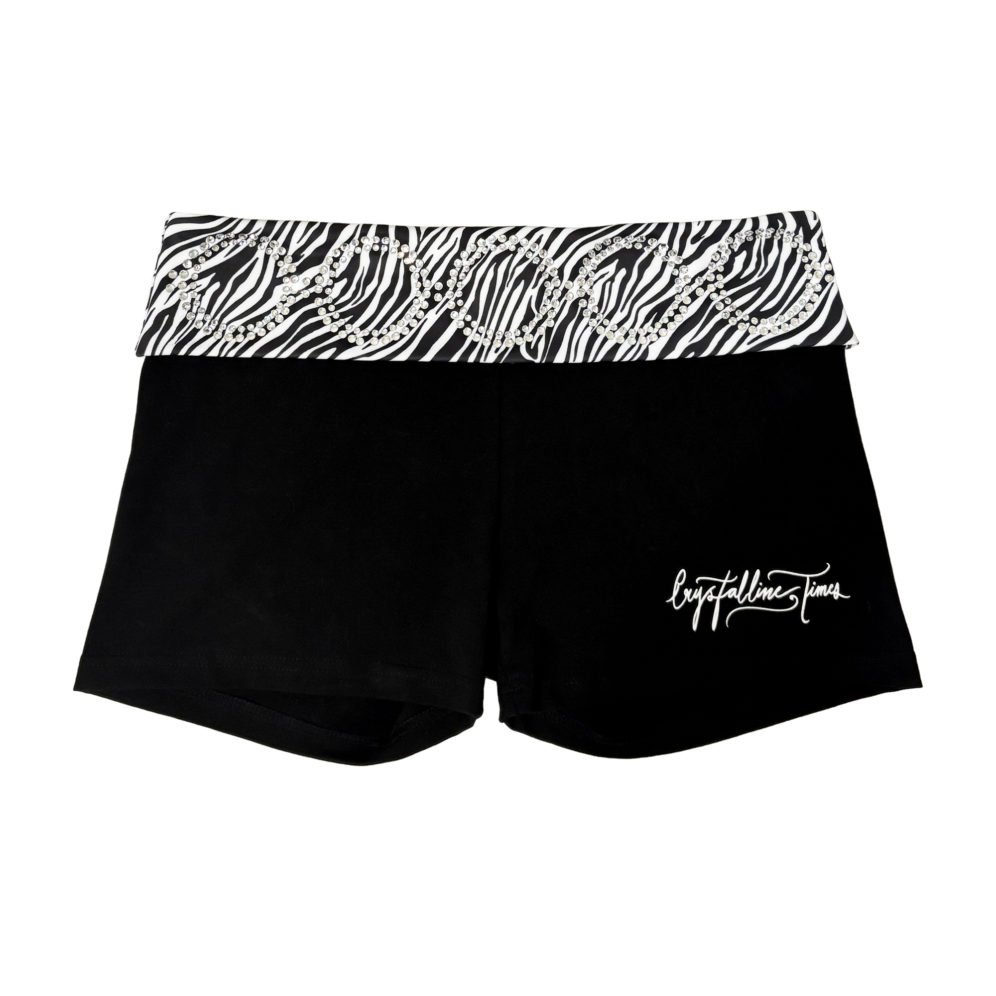 zebra bling shorts (pre-order)