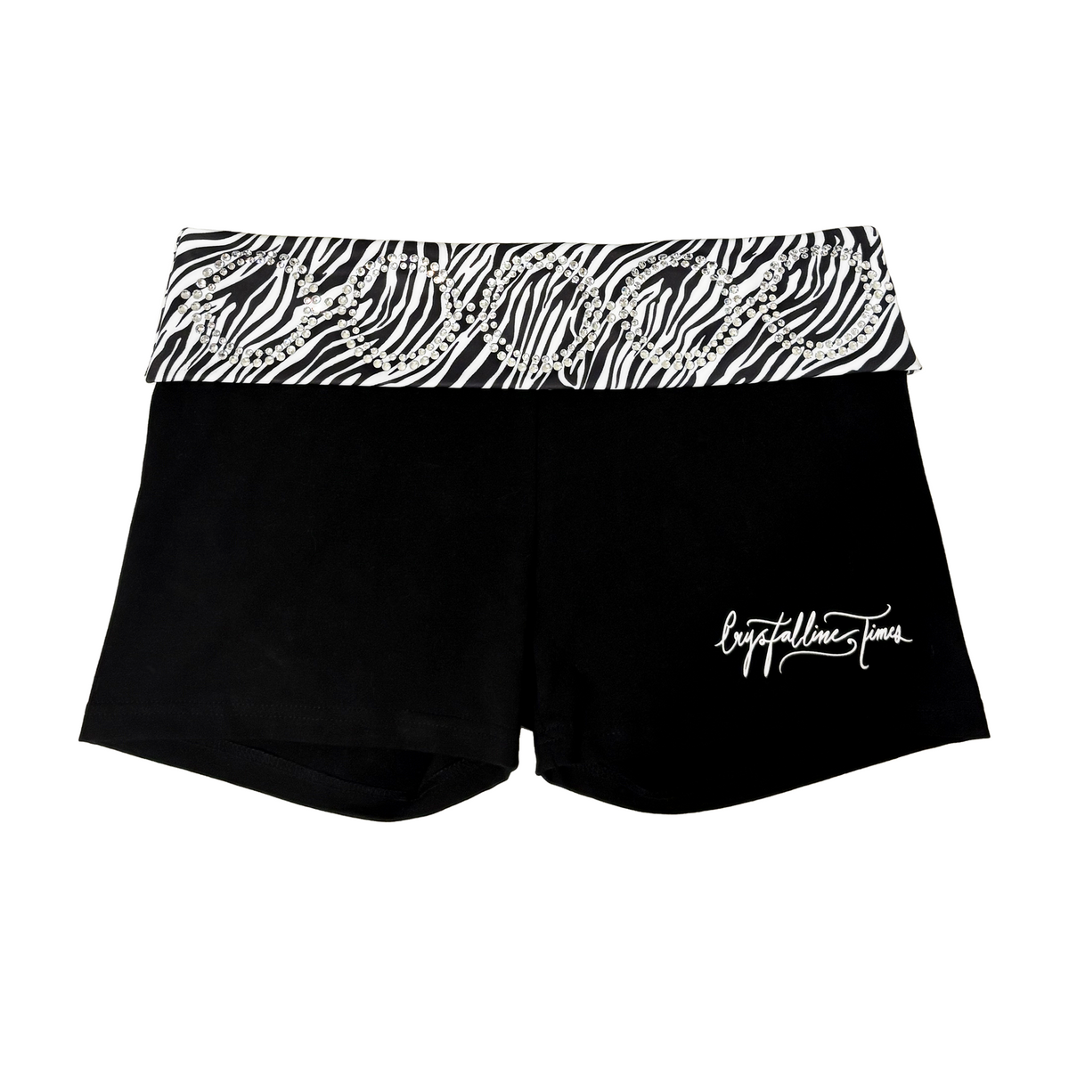 Zebra Bling Shorts