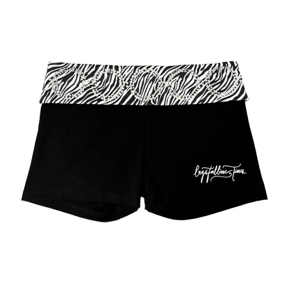 zebra bling shorts (pre-order)