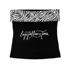 "ZEBRA BLING" TOP