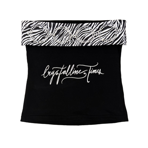 "ZEBRA BLING" TOP